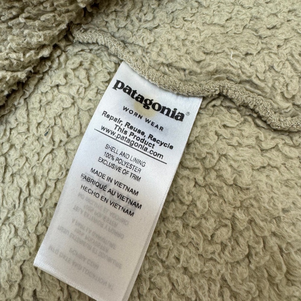 Patagonia Pullover Womens Large Tan Los Gatos Fleece Gorpcore Cabin Pullover - Picture 6 of 10